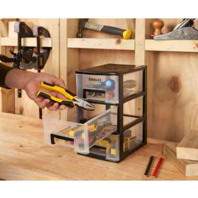 Ящик для инструментов Stanley вертикальный с 3-мя выдвижными отделениями, пластмассовый, 239x180x302 мм (STST40711-1) Винница