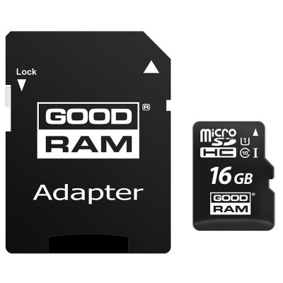Карта пам&apos;яті Goodram 16GB microSDHC Class 10 (M1AA-0160R12) Вінниця - фото 1