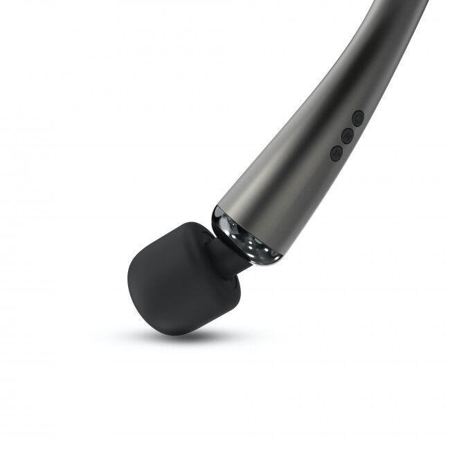 Мощный вибромассажер Dorcel Megawand Chrome Silver перезаряжаемый, 160 режимов Sex Aura Киев - изображение 3
