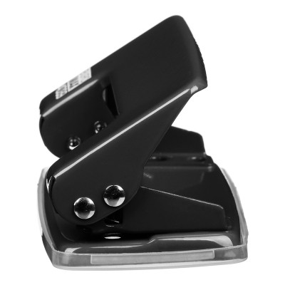Дырокол Buromax металлический JOBMAX, до 10 листов, 100 х 55 х 50 мм, черный (BM.4039-01) Винница - изображение 3