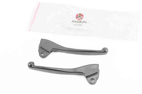 Важелі керма лівий, правий к-кт 2шт (барабан. гальмо) Yamaha JOG, чорні Київ