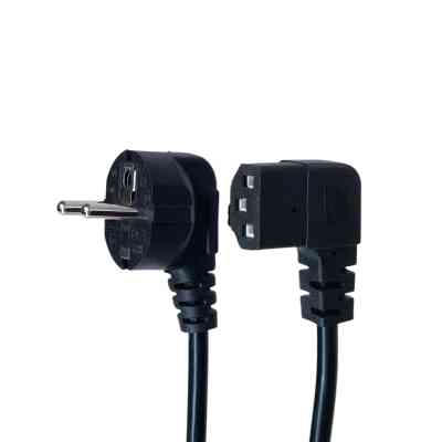 Кабель живлення C13 1.8m 90° corner black Armorstandart (ARM73124) Вінниця