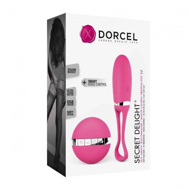 Виброяйцо Dorcel Secret Delight Magenta с пультом ДУ, с турборежимом и голосовым управлением Sex Aura Киев - изображение 7