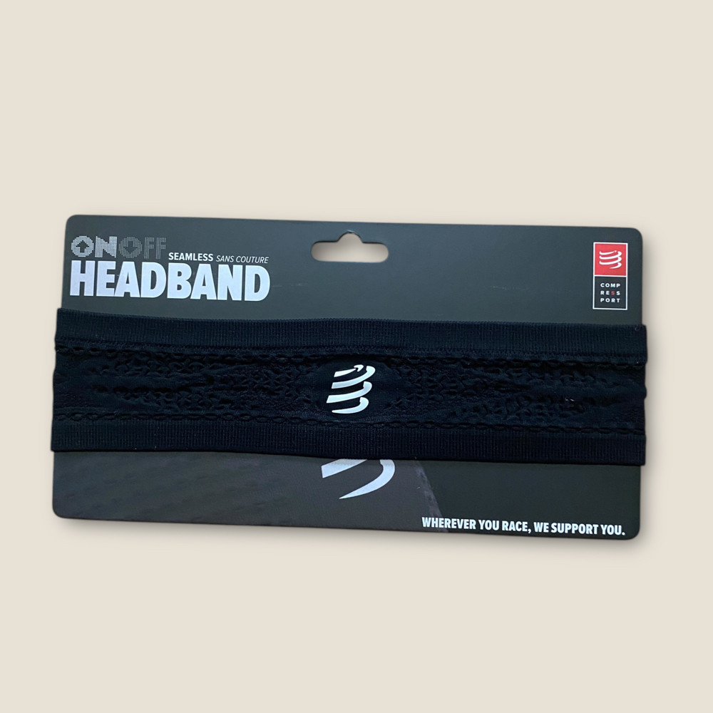 Повязка Compressport Headband On/Off черный one size(р) Запорожье - изображение 2