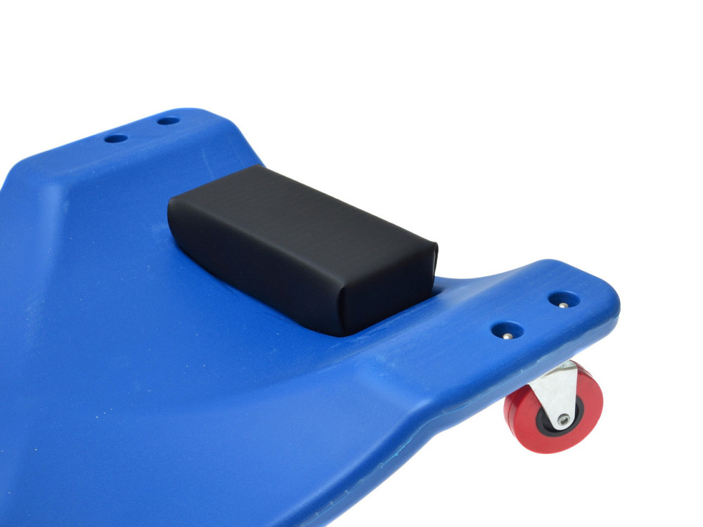 Лежак СТО "GeKo" підкатний пластиковий 99.5x47x10.5 см синій Киев - изображение 5