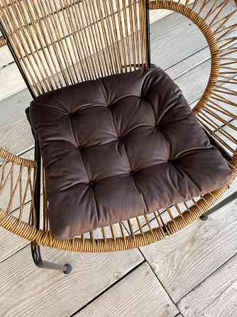 Подушка для стільців (40x40х5 см) Decorator Velour колір венге 84-120 Київ