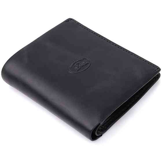 Чоловічий вертикальний гаманець з матової натуральної шкіри Tony Perotti 20832_1 (1165 nero) Чорний Київ