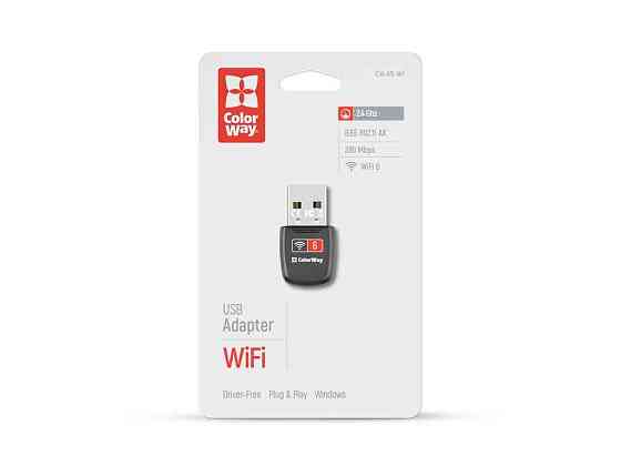 Адаптер Wi-Fi 6 286 Мбіт/с ТМ СolorWay Київ