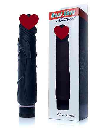 Вибратор Real Skin Black Sex Aura Киев