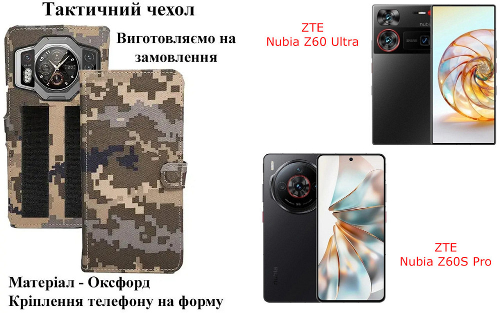 Тактичний чохол для Ulefone Armor 11T 5G, кріпиться до спорядження на липучці Київ - фото 1