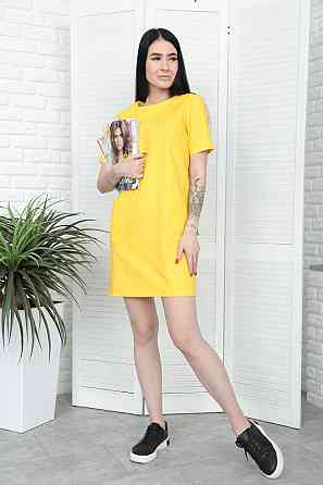 Літня сукня з кишенями "Tiffany" оптом Жовтий, 42-44 Київ