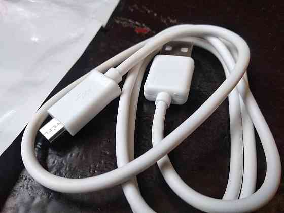 Шнур комп'ютерний штекер USB А — штекер misro USB (Samsung), short pin, 1 м, білий Полтава
