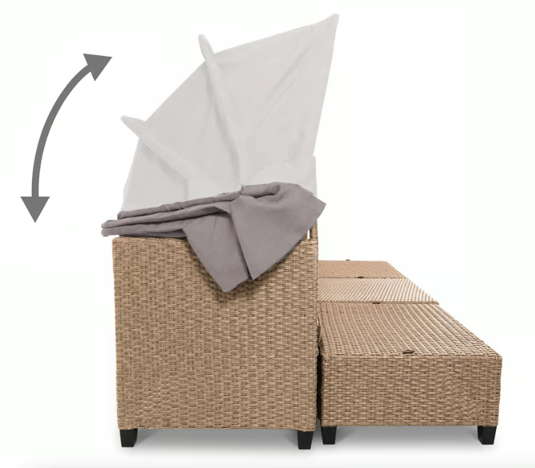 Комплект садових меблів Di Volio Luca бежево-сірий Киев - изображение 5