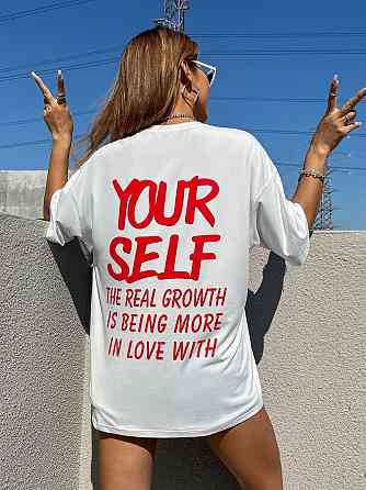 Футболка жіноча з принтом  42 Біла 2664081866 Дніпро