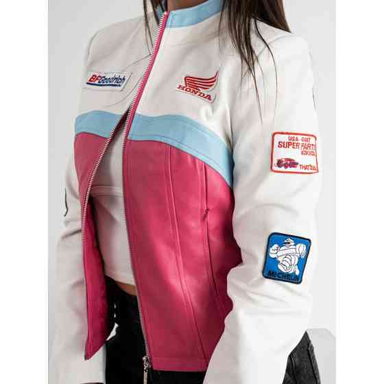 Женская куртка Formula 1 Street Racing Эко-кожа синтепон (размер 2XL) Киев