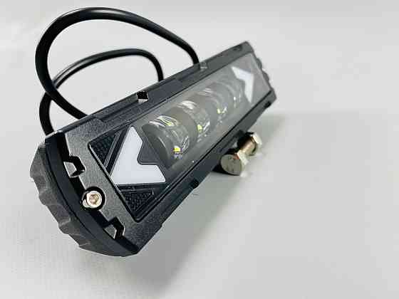 Світлодіодна лампа для позашляховика Фара LED прямокутна 6 Led діодів протитуманна Мукачево