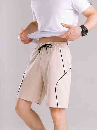 Бежеві літні шорти для чоловіків. Повсякденні шорти чоловічі Pobedov Shape Київ