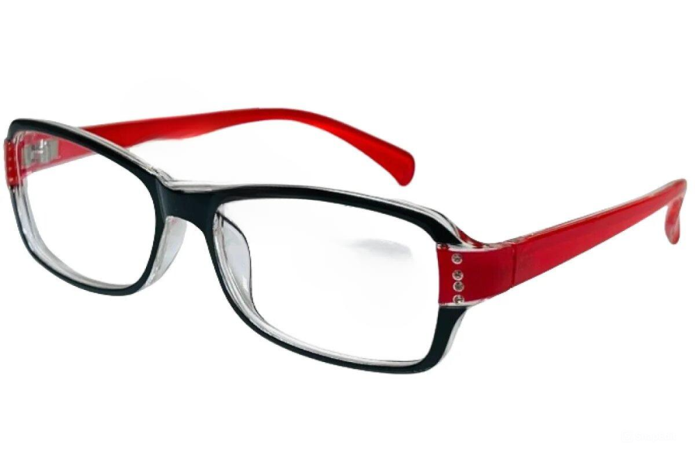Очки для чтения силиконовая оправа Red +8.0 Луцк - изображение 1