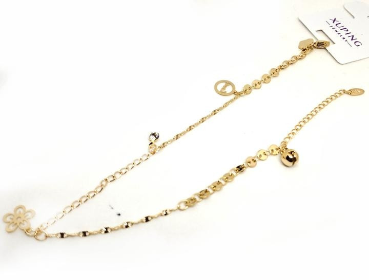 Браслет золотистий на ногу ХuPing Київ - фото 1