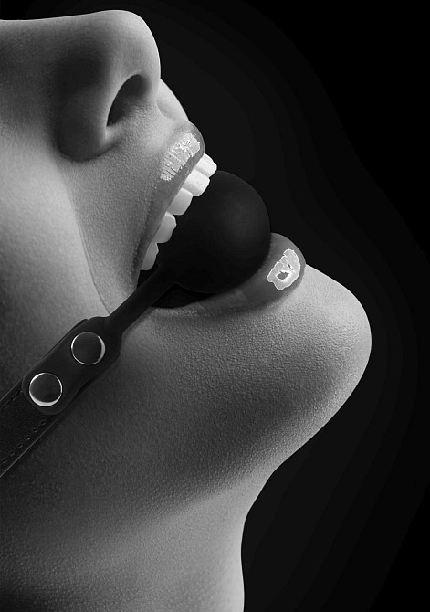 Кляп Silicone Ball Gag - with Adjustable Bonded Leather Straps Sex Aura Київ - фото 8