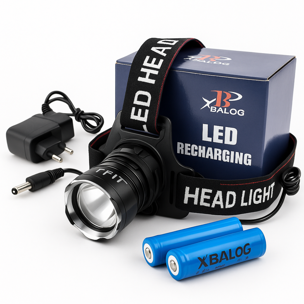 Акумуляторний ліхтар на голову із зарядним пристроєм X-Balog BL-T09B-P90, Ліхтарик налобний потужний BC-64 Львів - фото 15