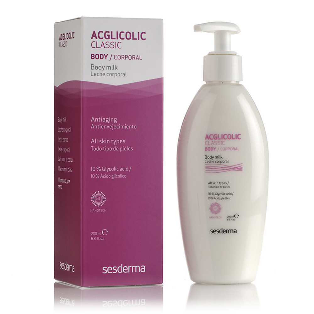 Сесдерма Acglicolic Classic  Увлажняющее молочко для тела  Sesderma Acglicolic Classic Body Milk, 200 мл Днепр - изображение 1