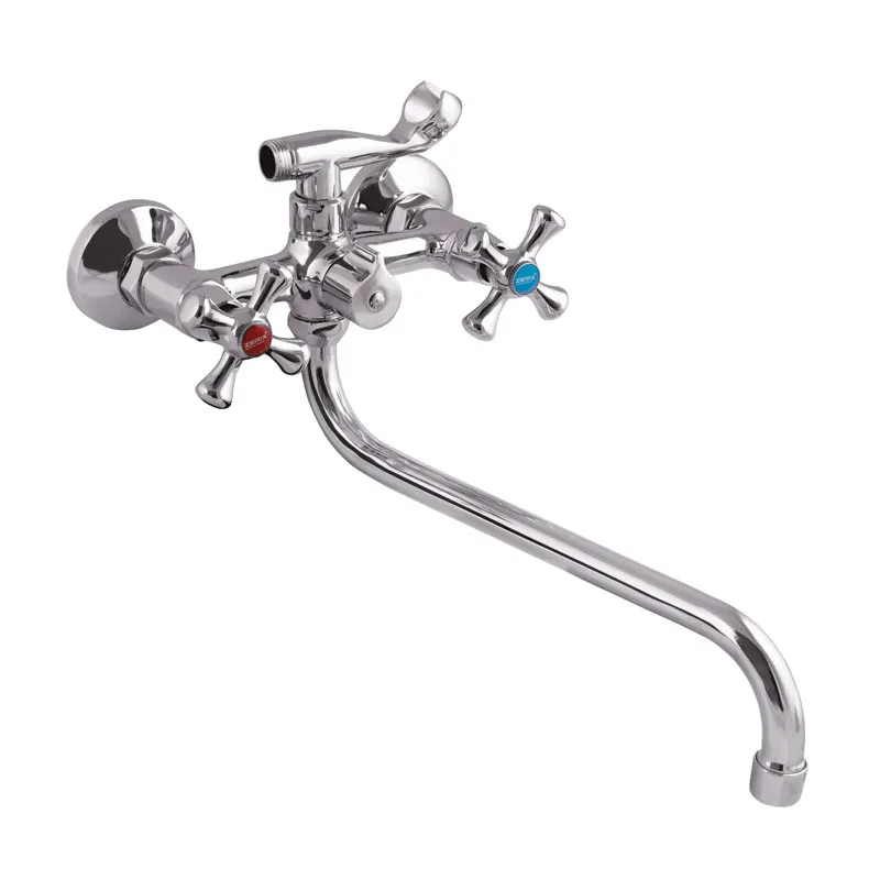 Сучасний змішувач для ванни Zerix DMT 827 з зручним перемикачем (ZX0018) Харків - фото 1