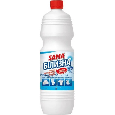 Відбілювач Sama Білизна 1 л (4820270630679) Вінниця - фото 1