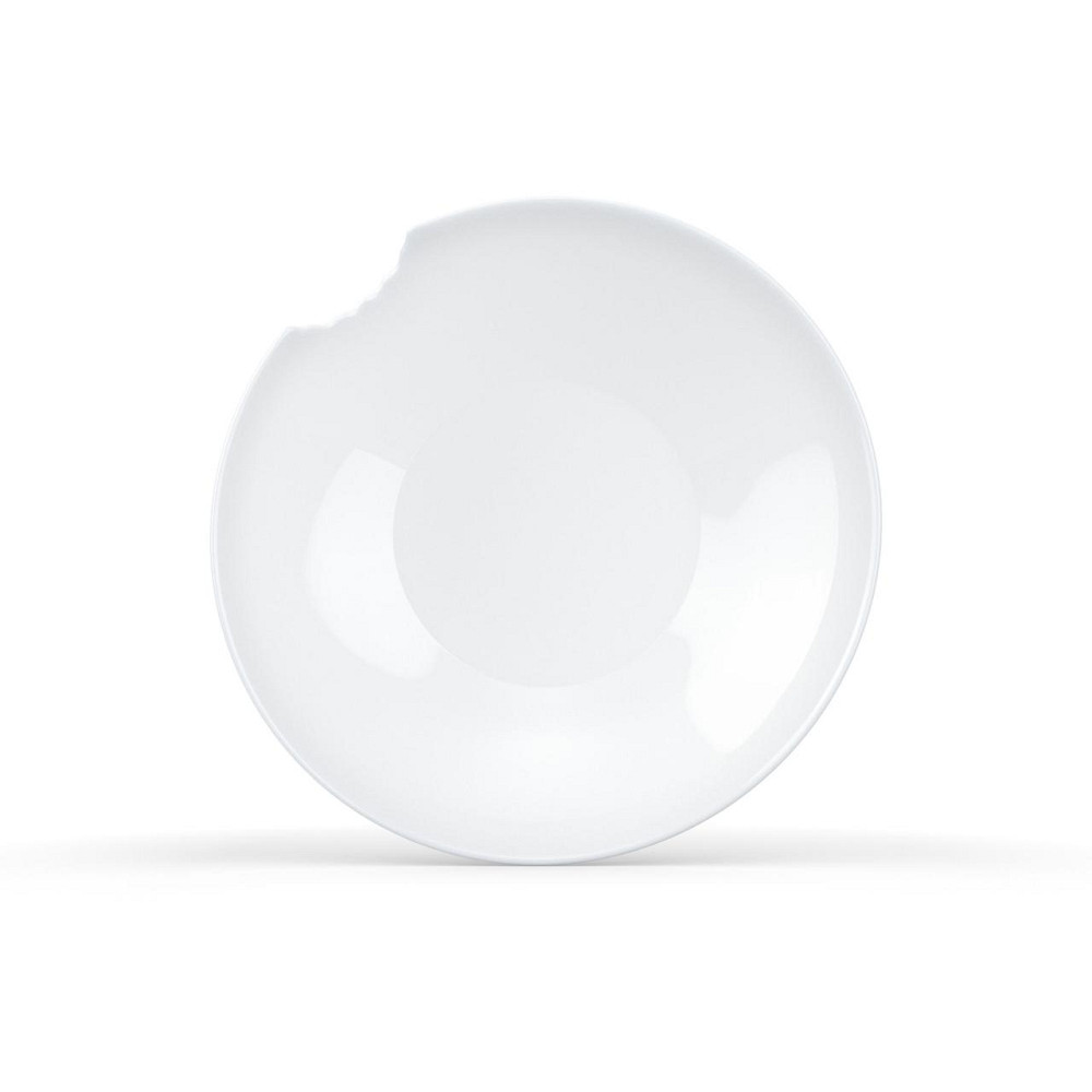 Набор надкусанных мелких тарелок Tassen 2 штуки (18 см) фарфор Белый Киев - изображение 1