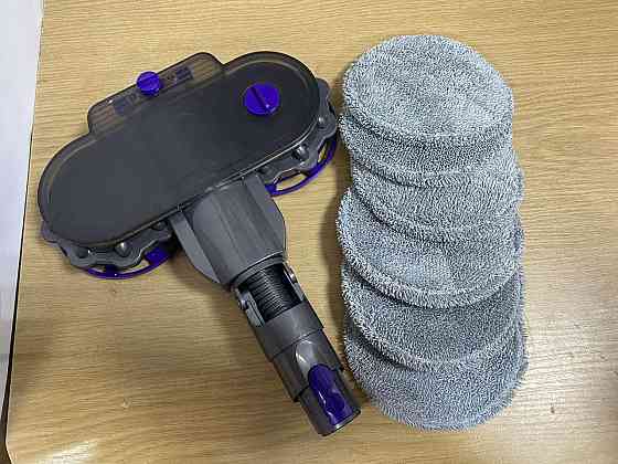 Б/в Електрична насадка-швабра для пилососа Dyson V7 V8 V10 V11 V15 + 6 серветок з мікрофібри (Комплект 7-в-1) Київ