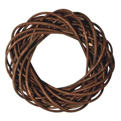 Рождественский венок YES! Fun ротанговый коричневый, 25 см (974239) Винница - изображение 1