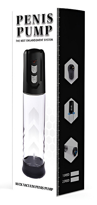 Автоматична вакуумна помпа CANWIN Penis Pump - P402A Sex Aura Київ - фото 7