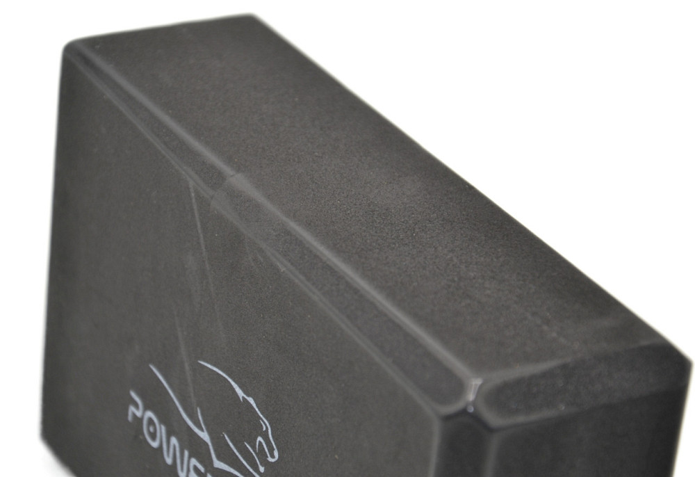 Блоки для йоги 2 шт. (пара) PowerPlay 4006 Yoga Brick EVA Чорні Луцк - изображение 9