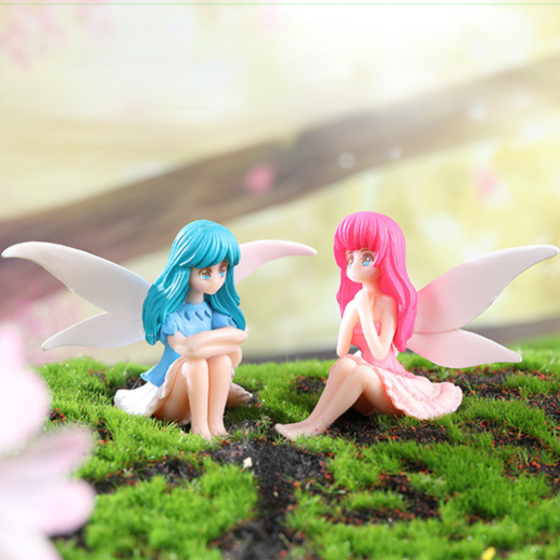 Декоративная фигурка Фея для флорариума, моссариума, мини-сада, вазона, кашпо Блакитна Одесса