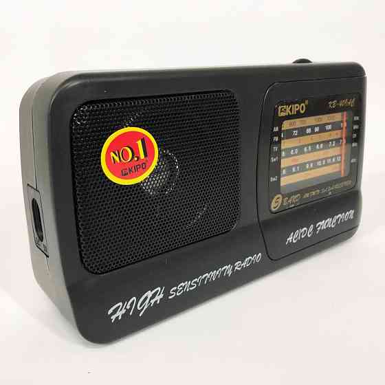 Мини радио Kipo KB-409 AC, Радиоприемник всеволновой, Мощный портативный многочастотный радиоприемник ZY-36 Львов
