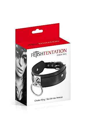 Нашийник c кільцем Fetish Tentation Choker Ring Sex Aura Київ