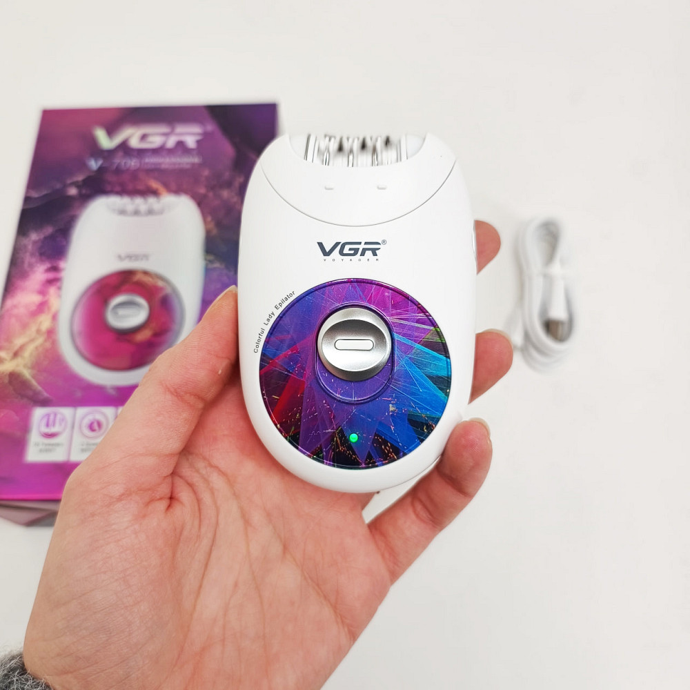 Бритва для депиляции 3 в 1, Аккумуляторный эпилятор с насадками для разных зон, Электробритва депилятор JQ-59 Львов - изображение 4