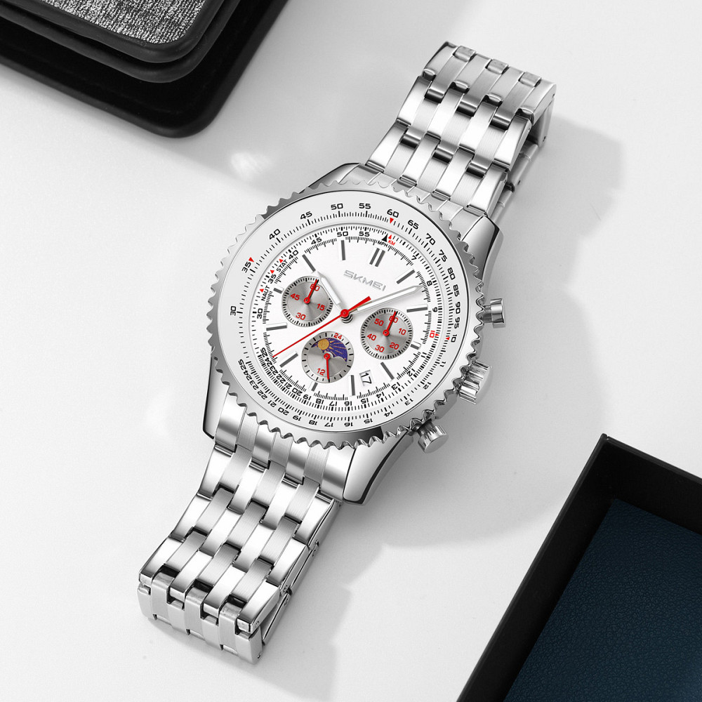 Skmei 9348SI Silver Київ - фото 4