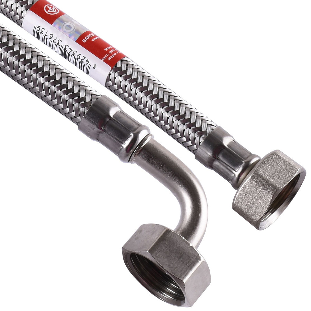 Шланг водяний кутовий TUCAI 1/2″x1/2″ ВВ 0,5м TAQCODOHG-1212-500 200411 Тернополь - изображение 1