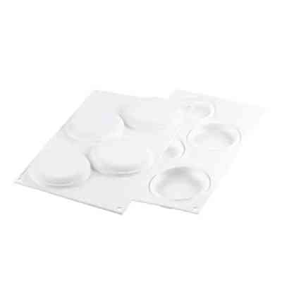 Форма для выпечки Silikomart Decor Round d 85 h 15 мм, 80 мл x 4 (DECOR ROUND 80) Винница