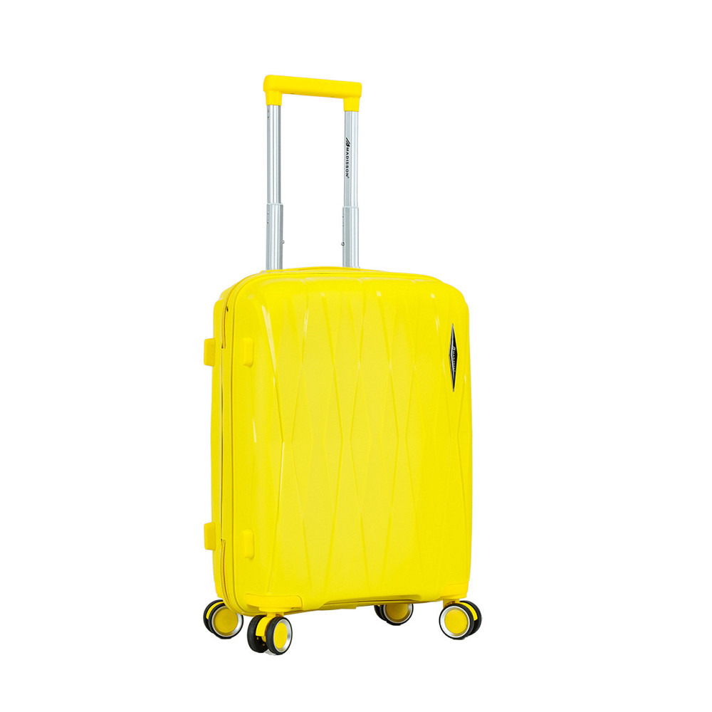 Чемодан полипропиленовый MADISSON 51103 малый 55 см желтый Киев - изображение 2