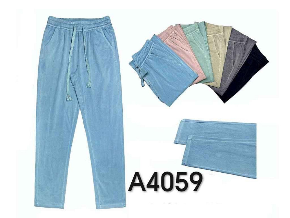 Штани жін бавовна арт.4059 зелені р.3XL/4XL ТМ Ласточка Solmir Київ - фото 1