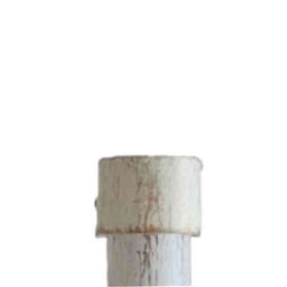 Наконечник для металевого карниза "Куля Болонь" (колір біле-золото, діаметр 16 мм) Бровари