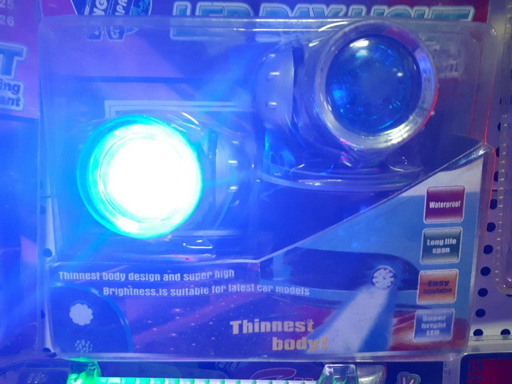 Підсвічування-ліхтар зовнішнє KL-25 2x8 LED Blue коло (пара) Вінниця - фото 2