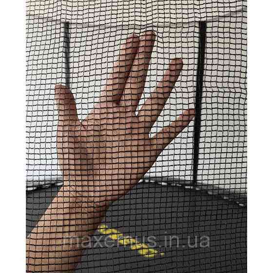 Батут детский с защитной сеткой 312 см батут атлето для детей и взрослых с лестницей черный Мостиска