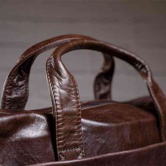 Сумка чоловіча Vintage 14088 Коричнева Київ