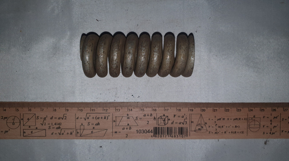 Пружина стиснення 33х80х8 мм. СССР. Харків - фото 1