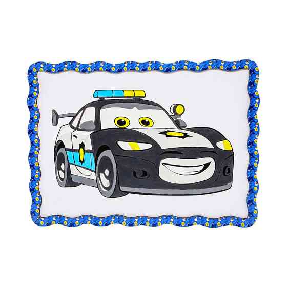 Дитячий набір для розпису по дереву "Поліцейська машинка" Puz-22952 формат А4 Вінниця