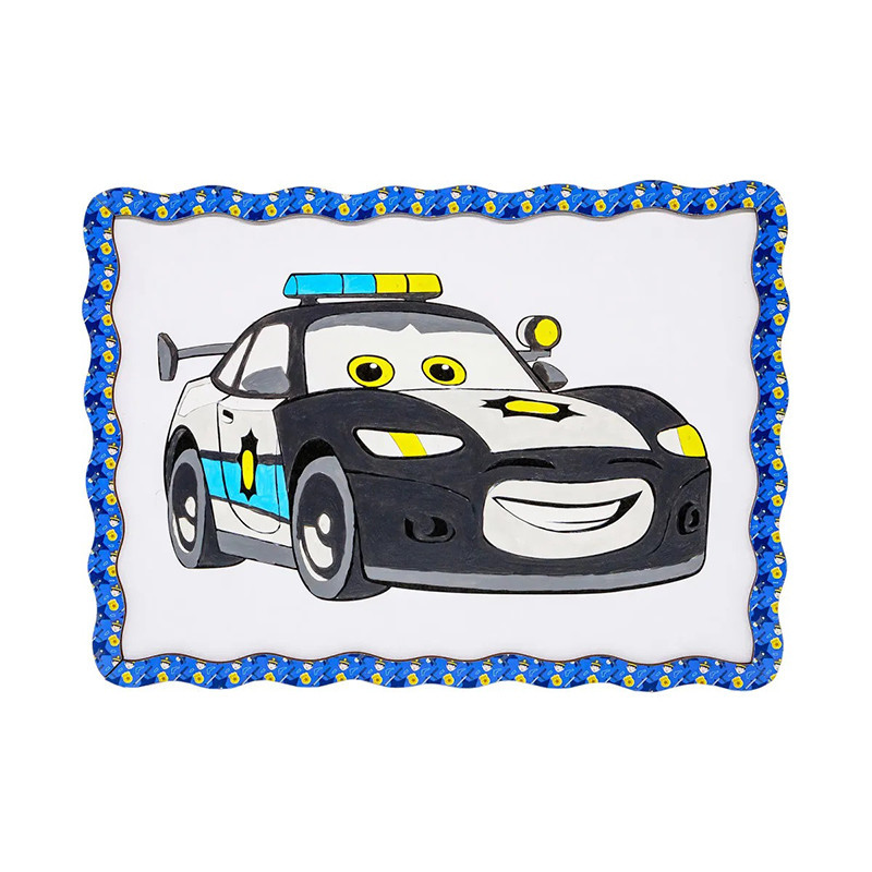 Дитячий набір для розпису по дереву "Поліцейська машинка" Puz-22952 формат А4 Вінниця - фото 1