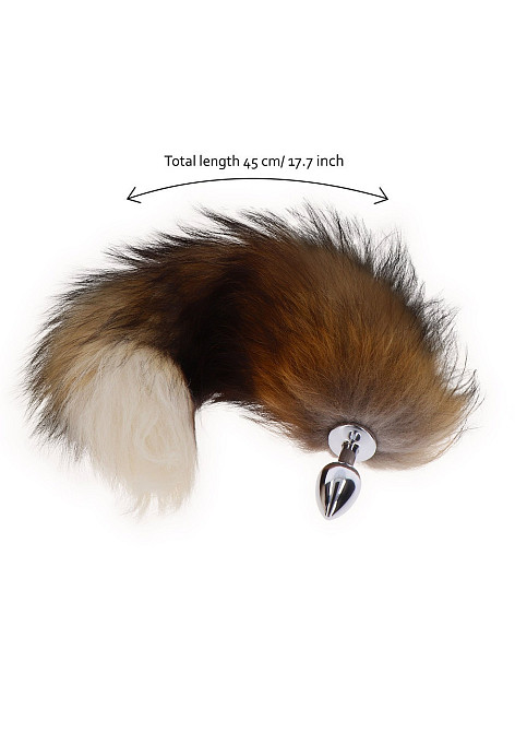 Анальний хвіст із металевою пробкою Foxtail Buttplug TABOOM Sex Aura Київ - фото 5
